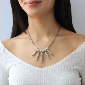 Ivory and Gold Statement Chloe & Isabel Necklace